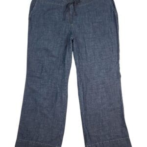 J Jill blue wide leg pants size 20 front view NWT