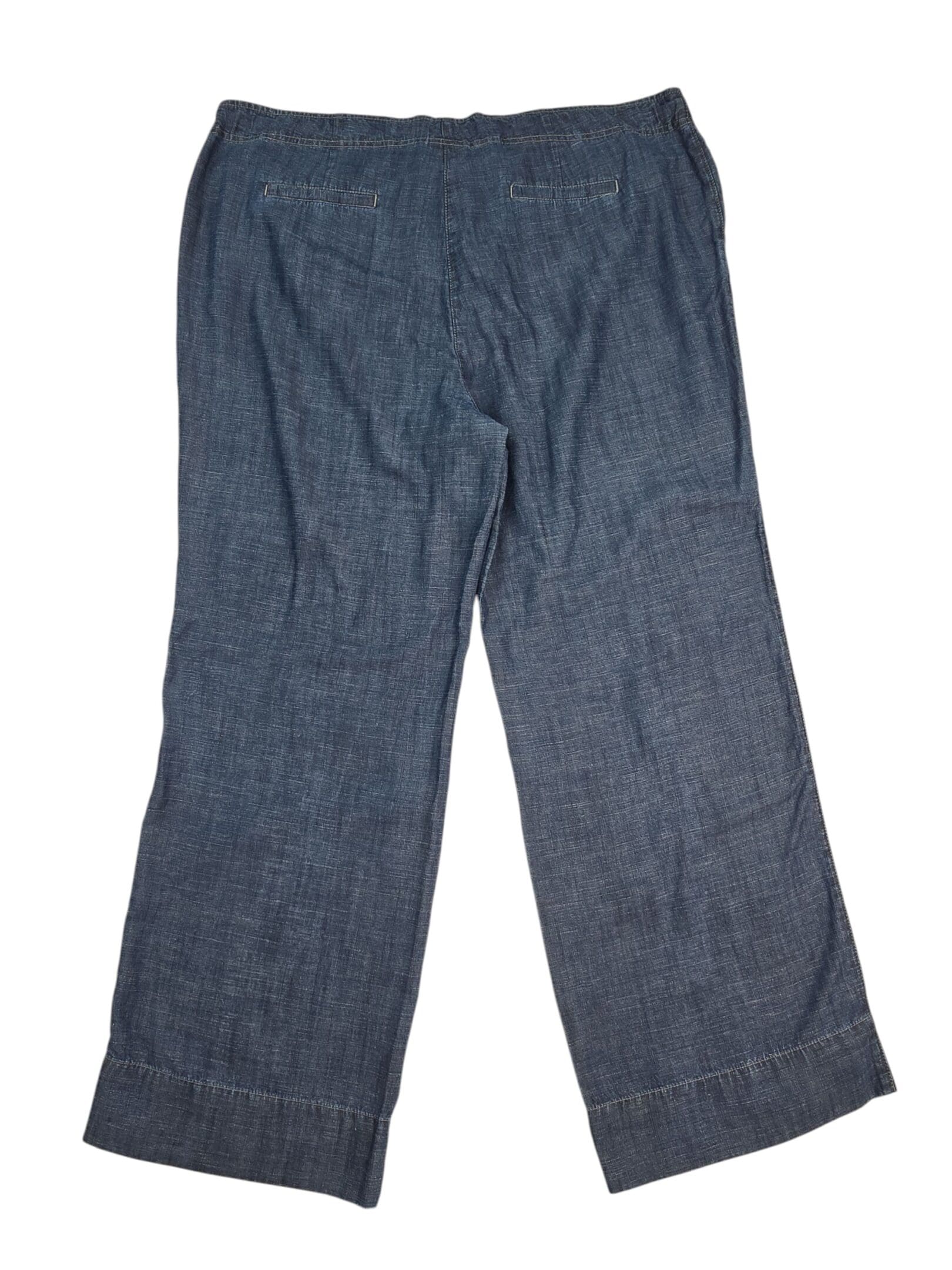 J Jill blue wide leg pants size 20 back view NWT