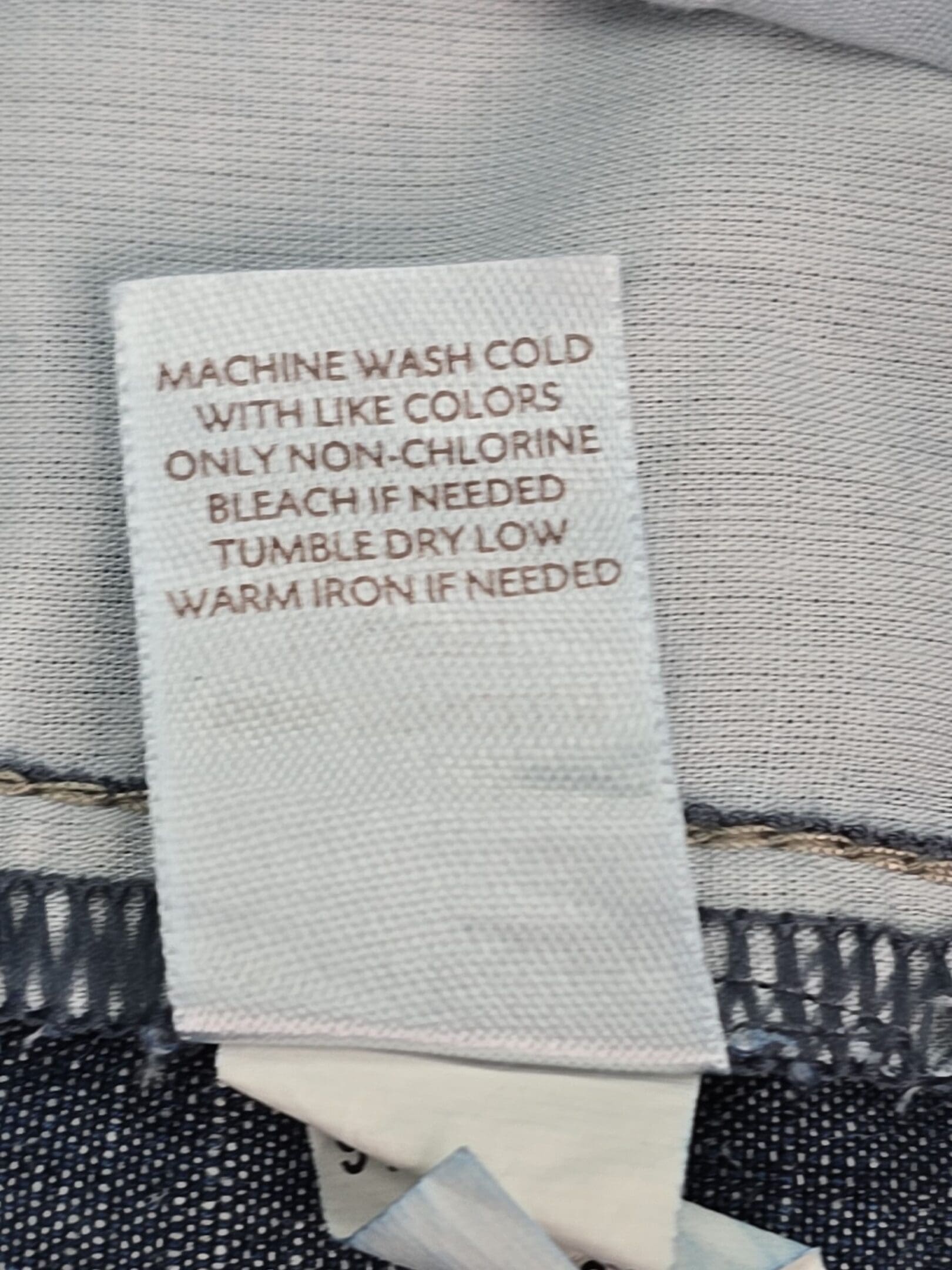 J Jill pants size 20 care label close up