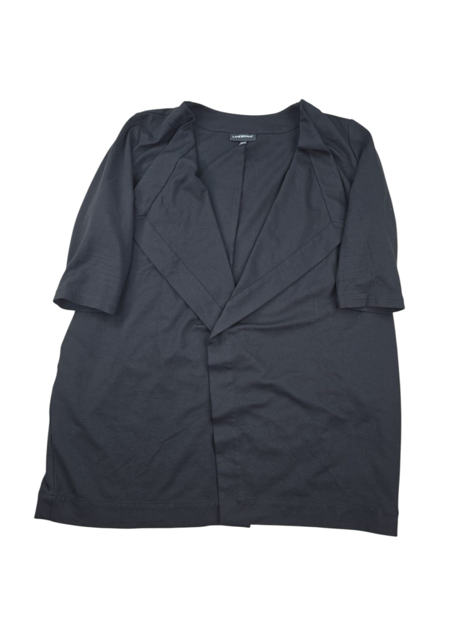 Lane Bryant open front knit cardigan front view