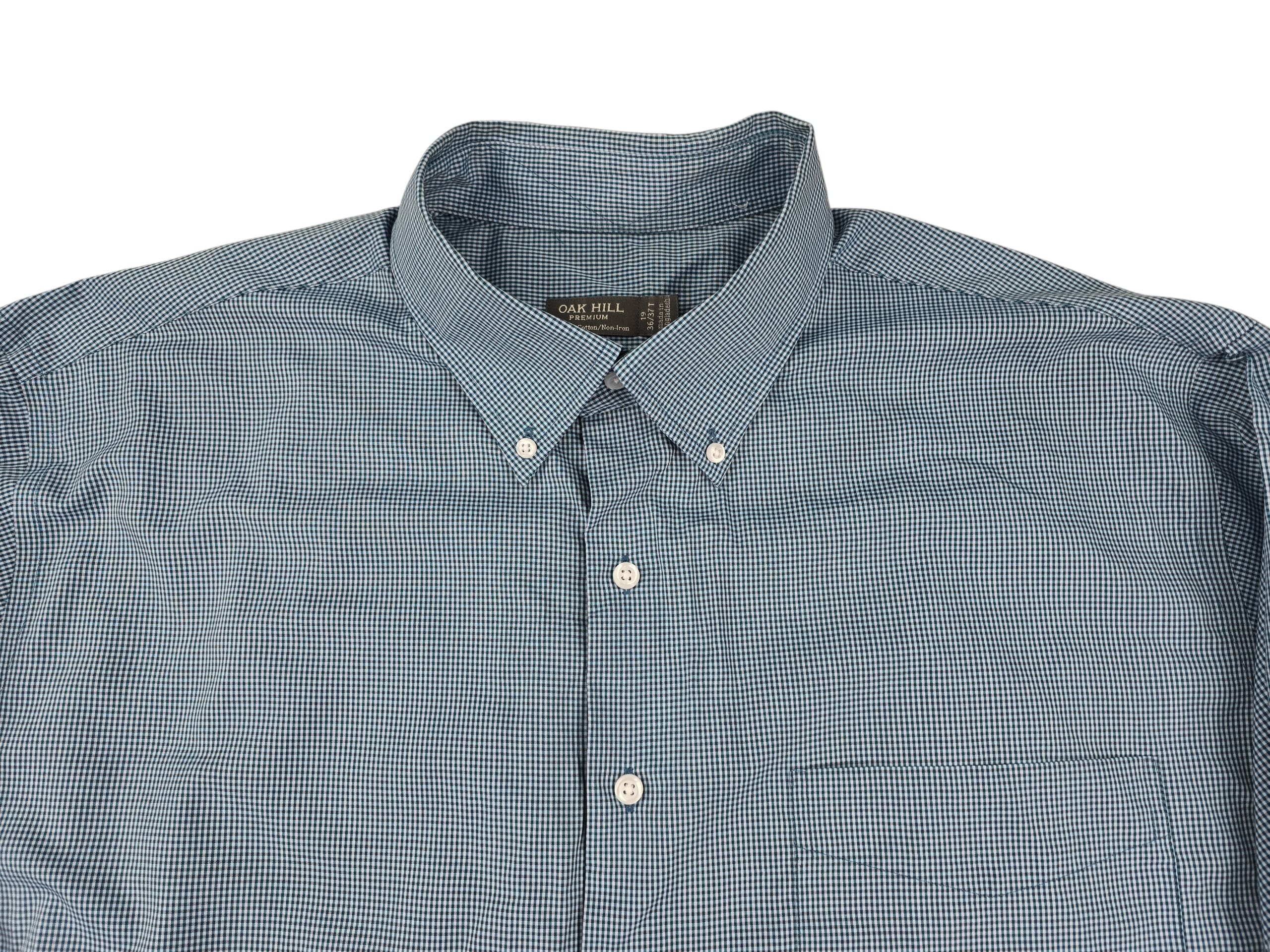 Close up of Oak Hill Premium micro check fabric pattern