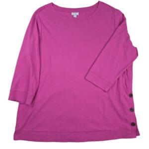 Relaxed Fit Casual Women’s Top loose casual shirt, roomy comfort blouse, laid back cotton top