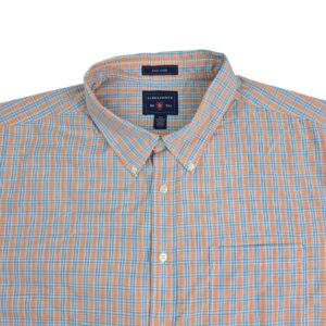 Saddlebred plaid fabric close up pattern