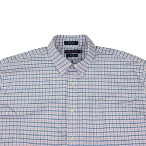 Daniel Cremieux big and tall checked shirt close up of front buttons