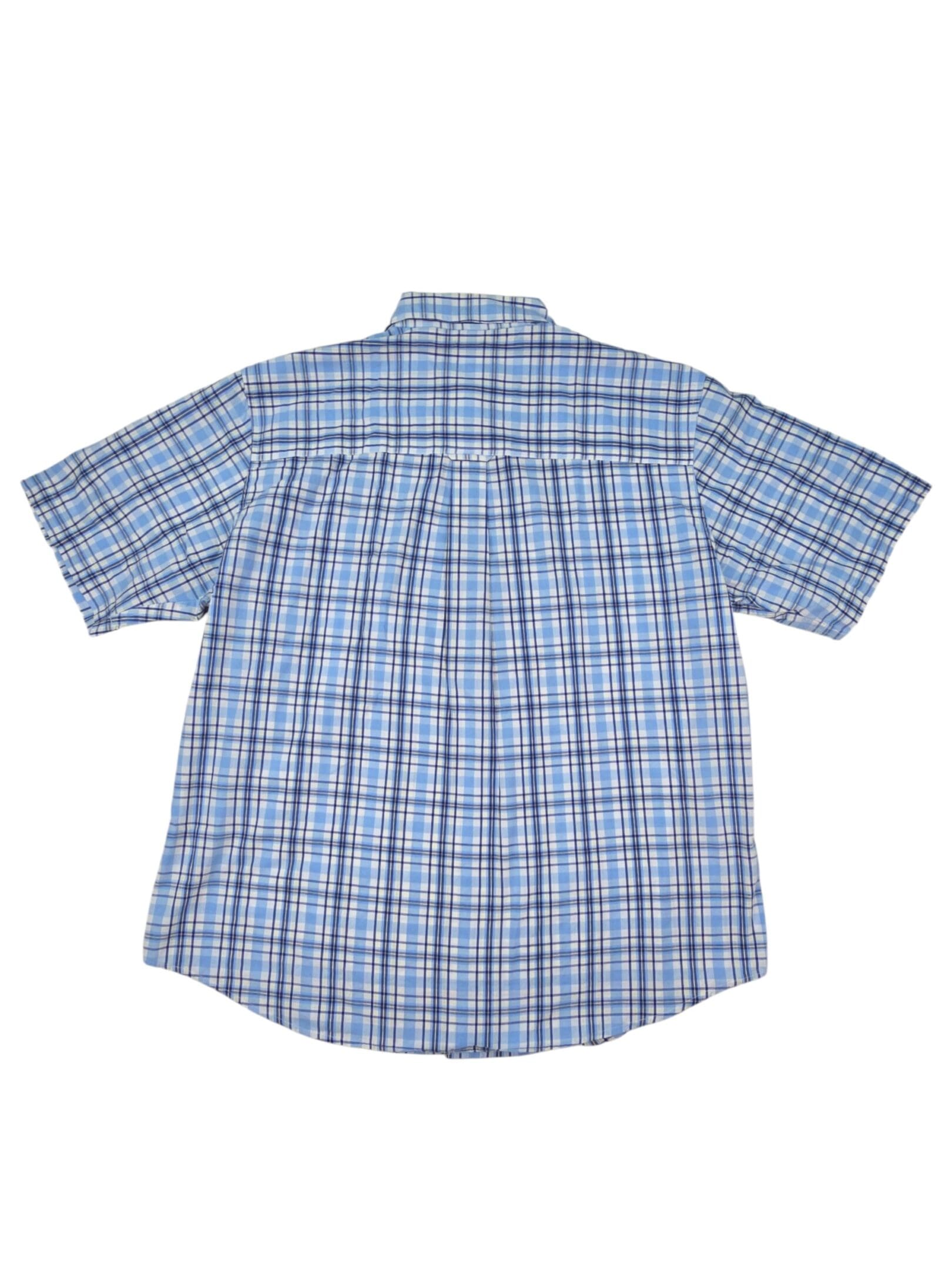 Chaps easy care plaid shirt XXL back view