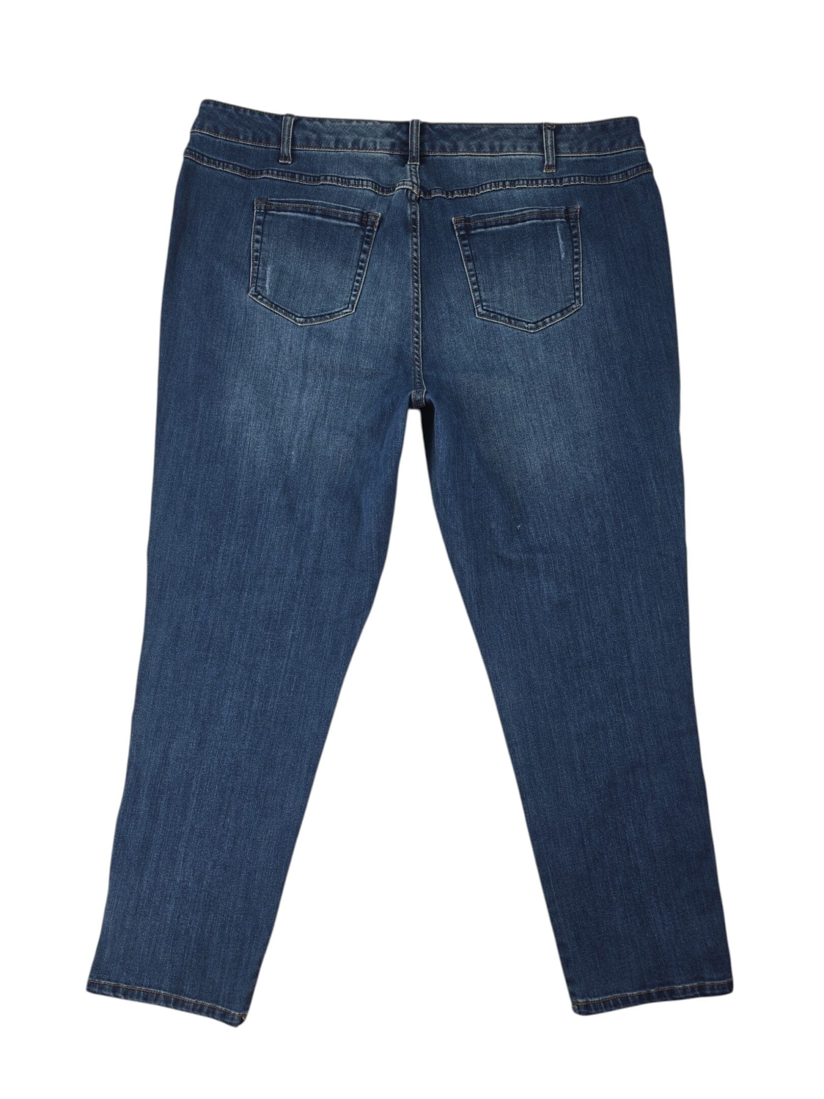 Denim 24/7 women’s distressed jeans back view