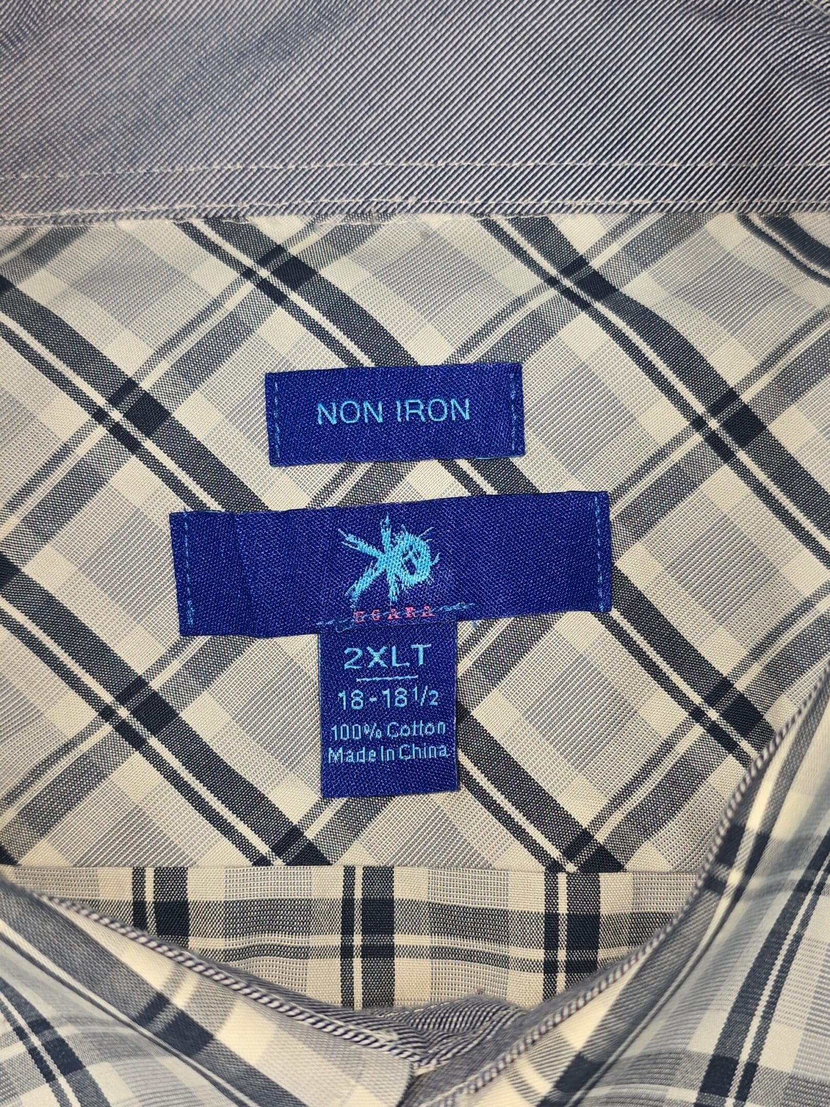 Egara shirt brand tag size 2XLT