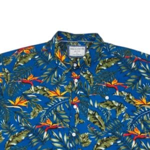 Free Planet men’s tropical shirt 3X front view close up