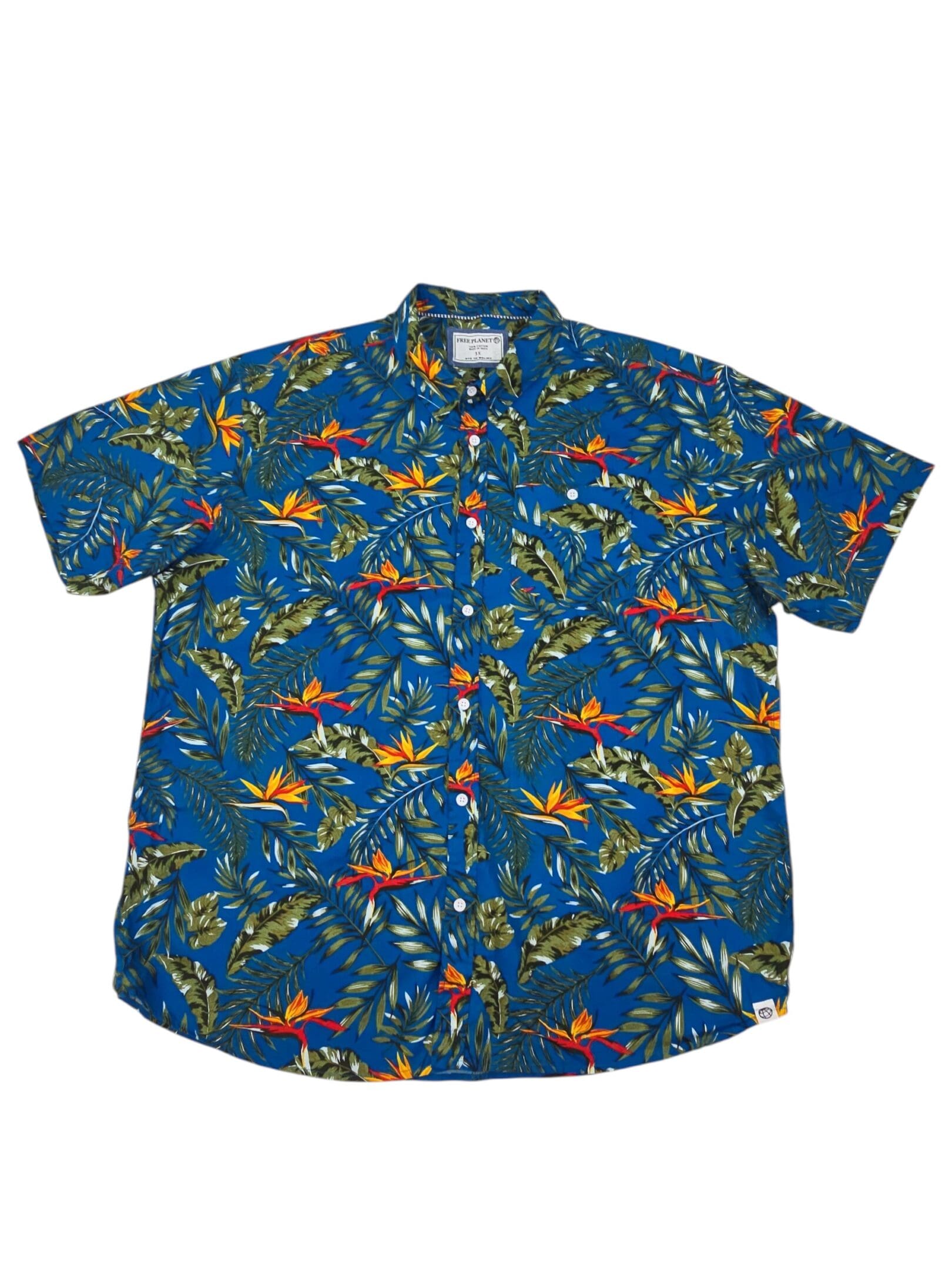 Free Planet Casual Shirt | 100% Cotton | Size 3X - Image 2
