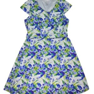 Isaac Mizrahi Live floral dress size 18W front view