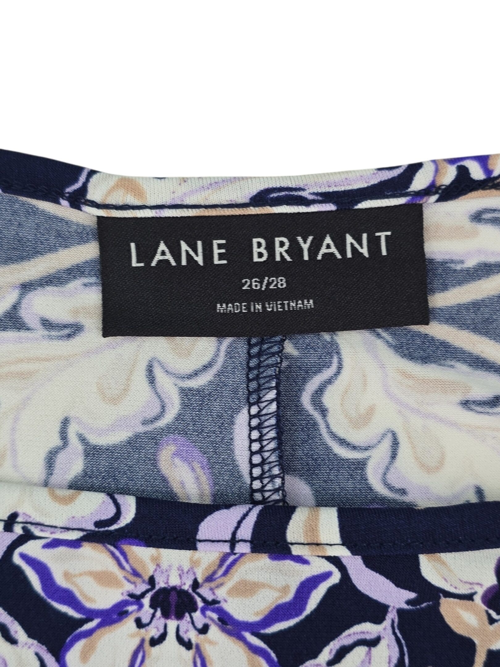 Lane Bryant size 26/28 brand and size label