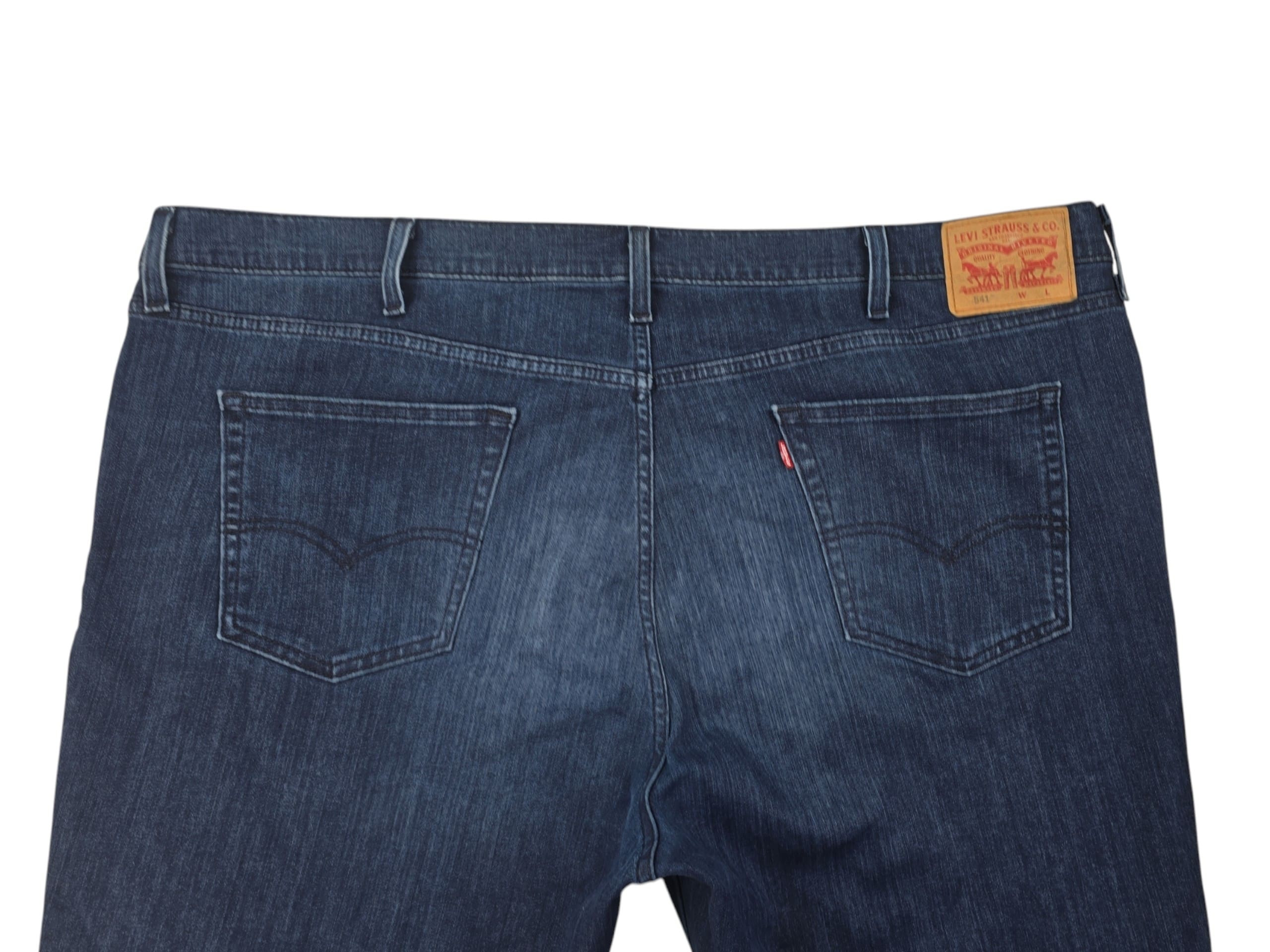 Levi 541 men’s jeans back pocket close up