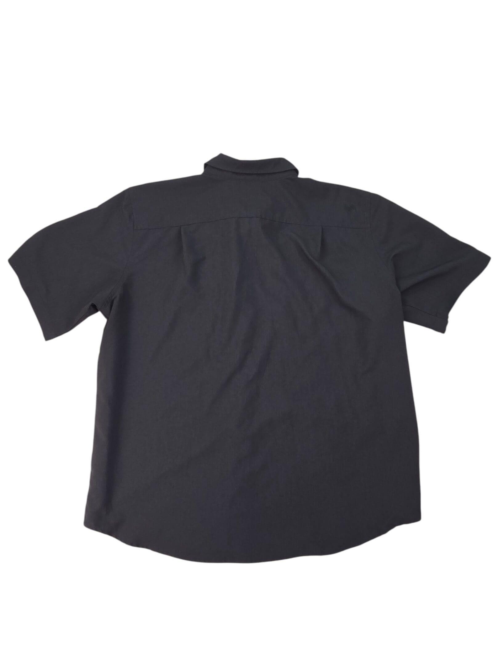 Orvis short sleeve button up shirt back view