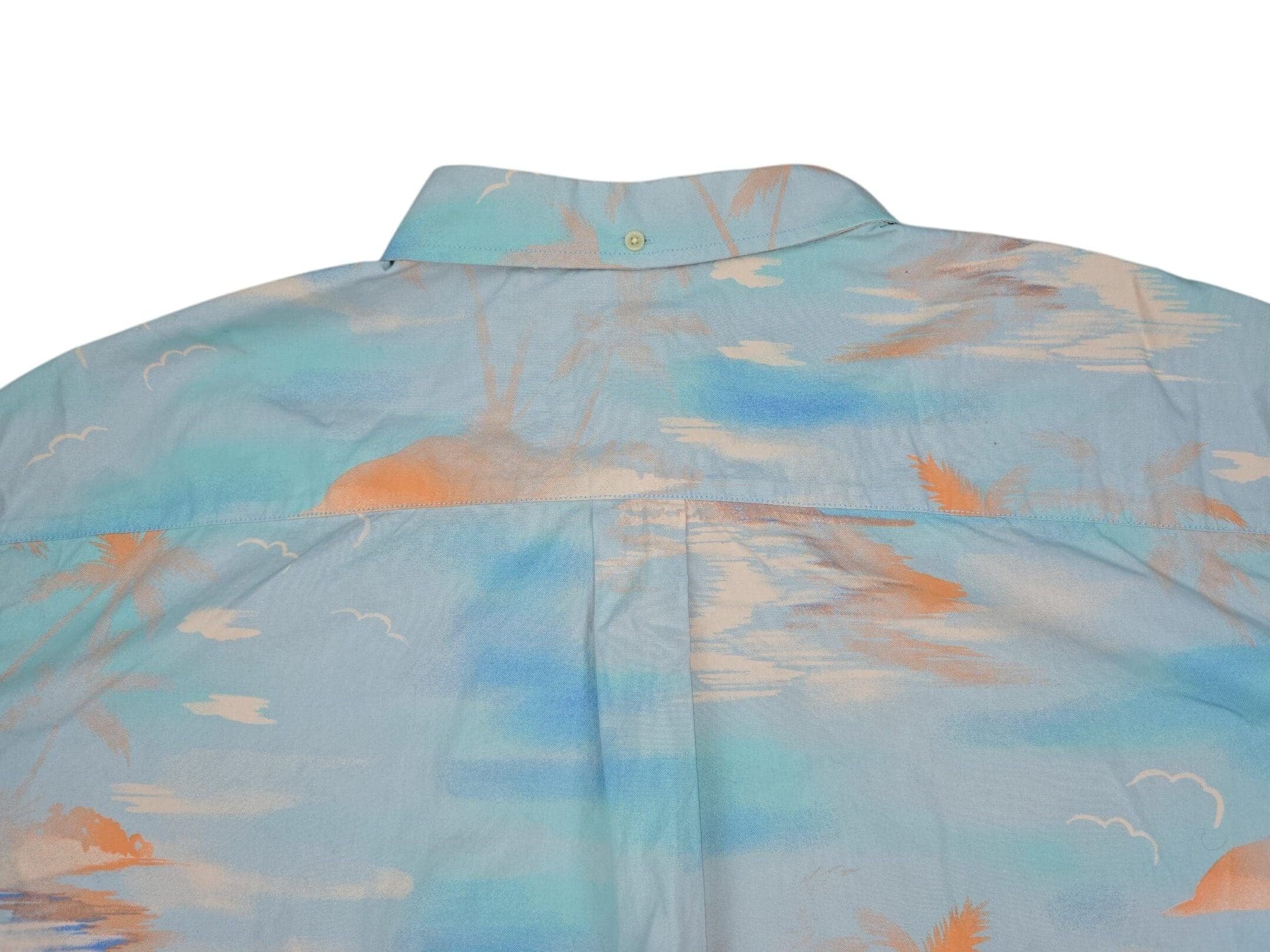The Foundry tropical men’s shirt back seam detail 4XLT