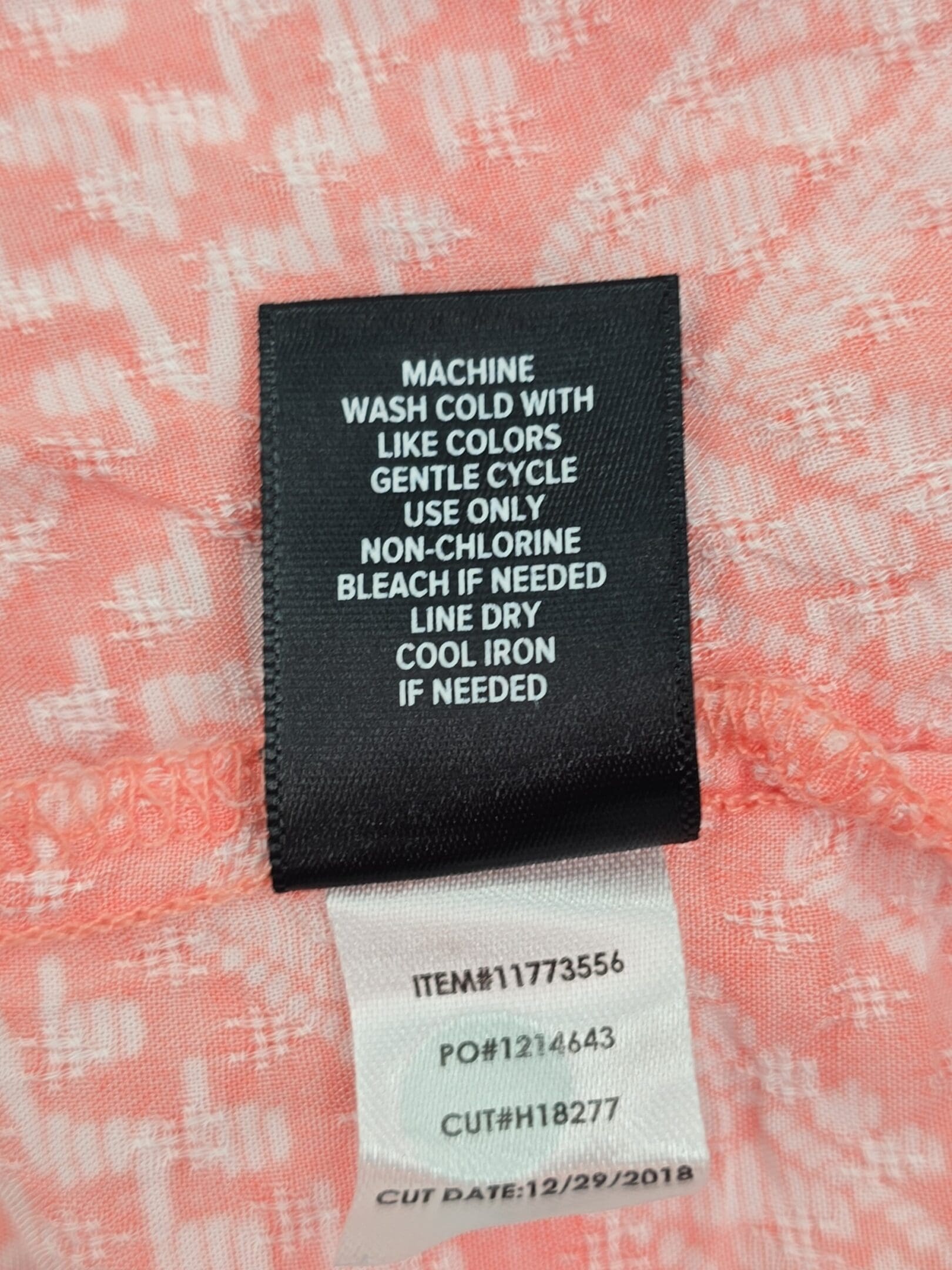 Torrid cold shoulder top care instructions