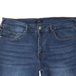 True Religion Ricky relaxed straight men’s blue jeans front waistband and pockets