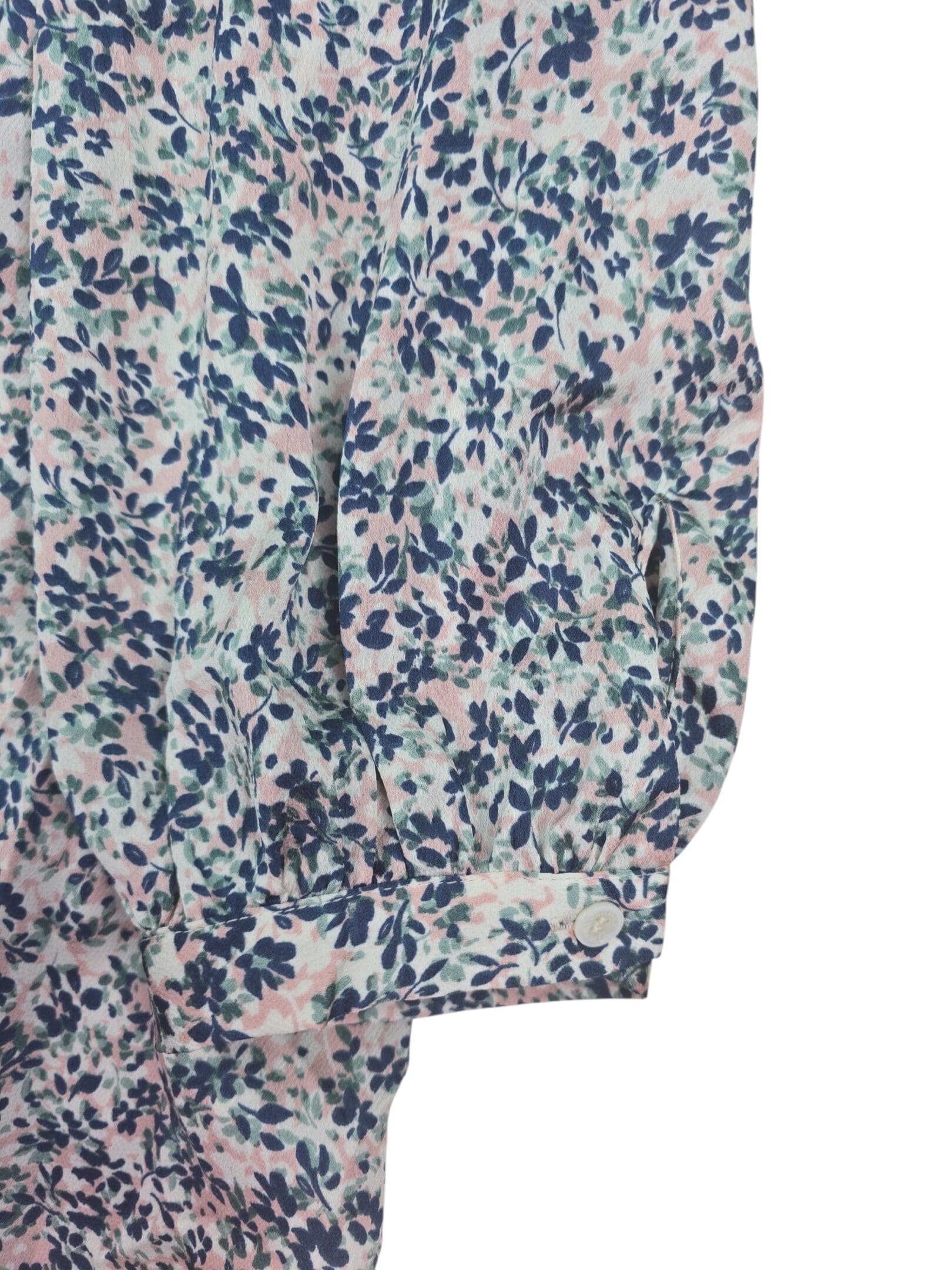 Vince Camuto blouse sleeve detail 3/4 sleeves floral print 2X