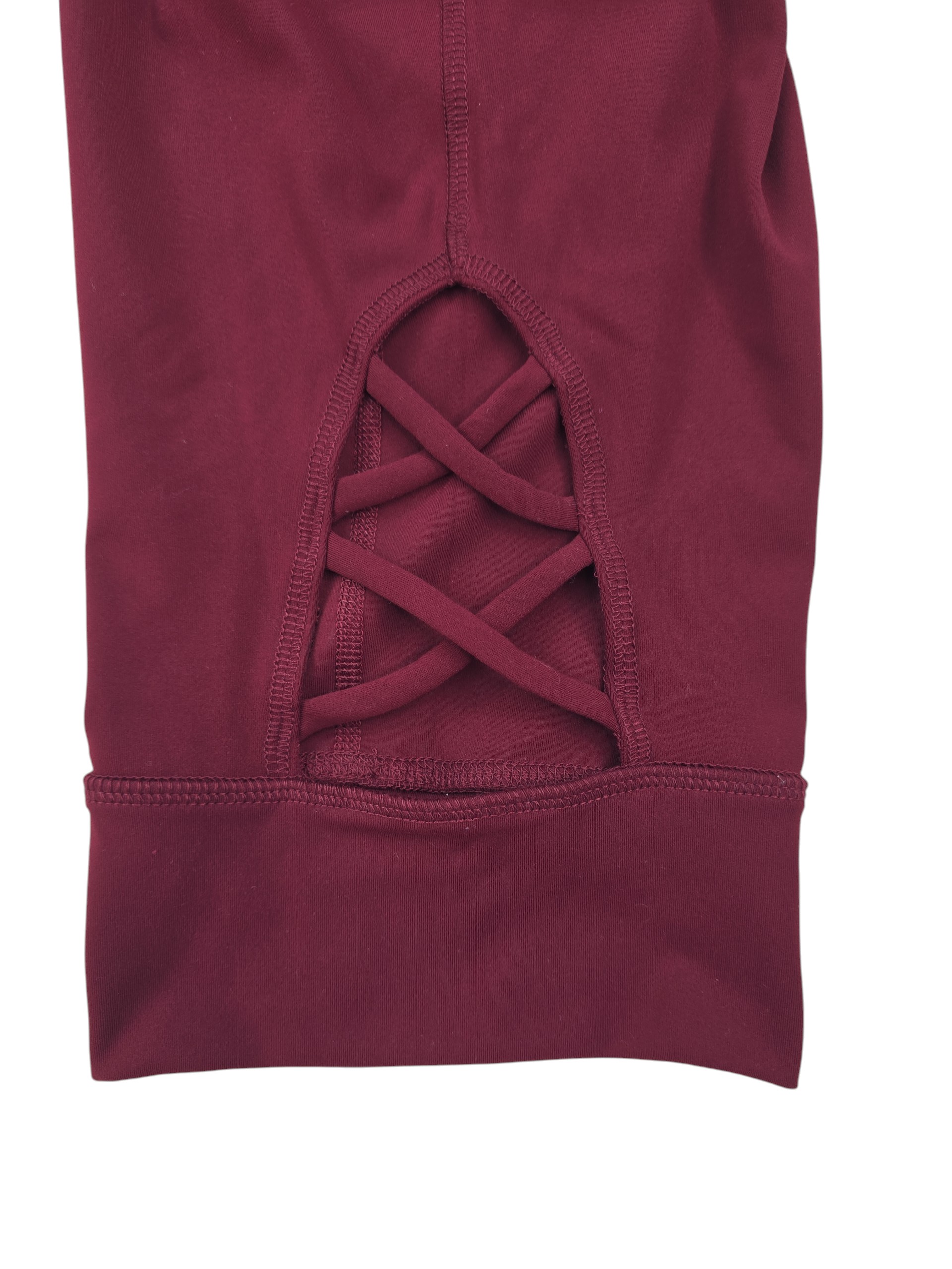 Lane Bryant leggings side lace-up leg detail