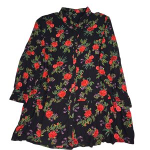 Ellos floral tunic top women's floral blouse brand label size 22