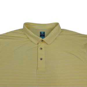 Pro Tour golf polo collar and button placket