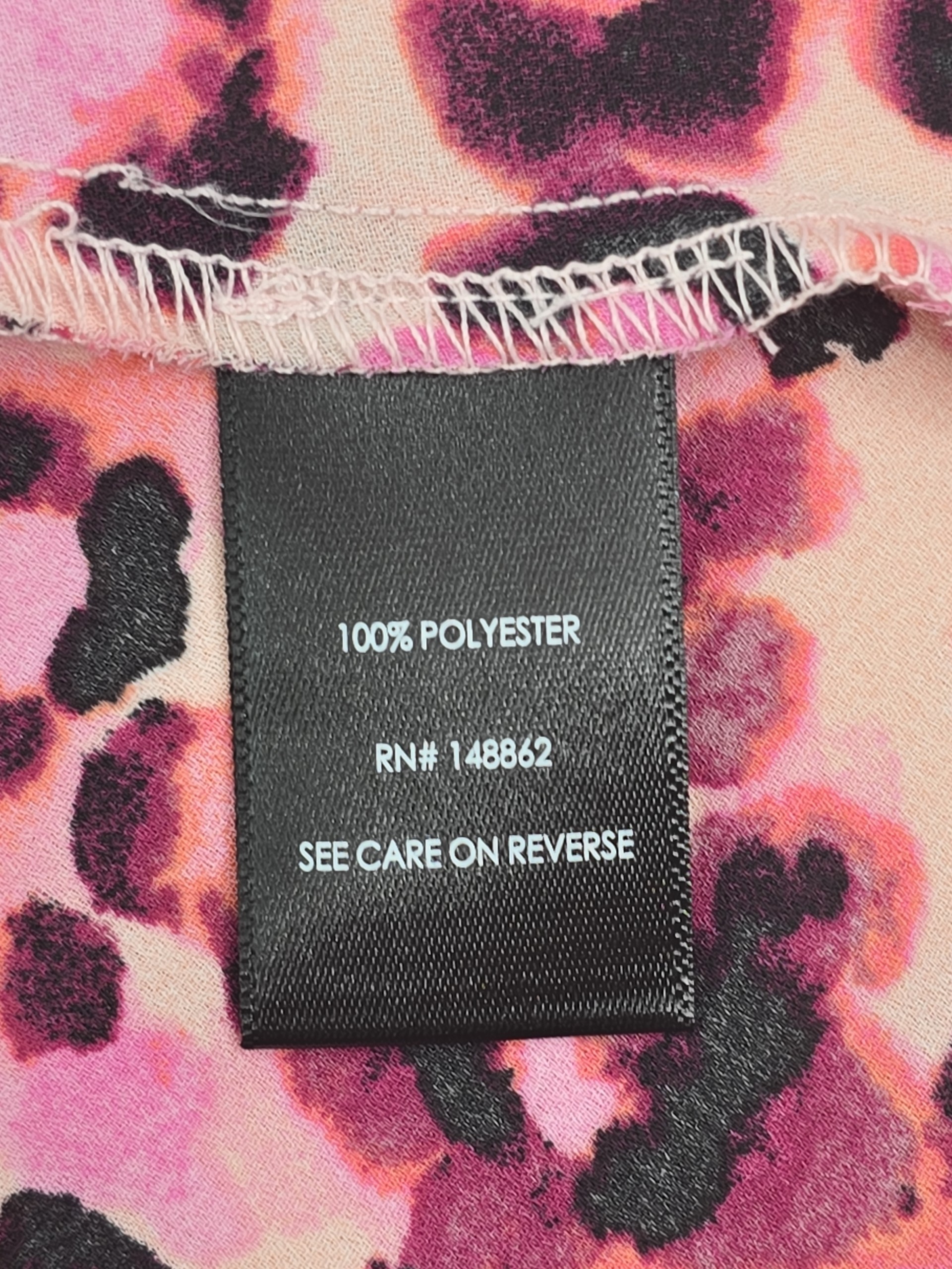 Torrid chiffon camisole polyester material content tag
