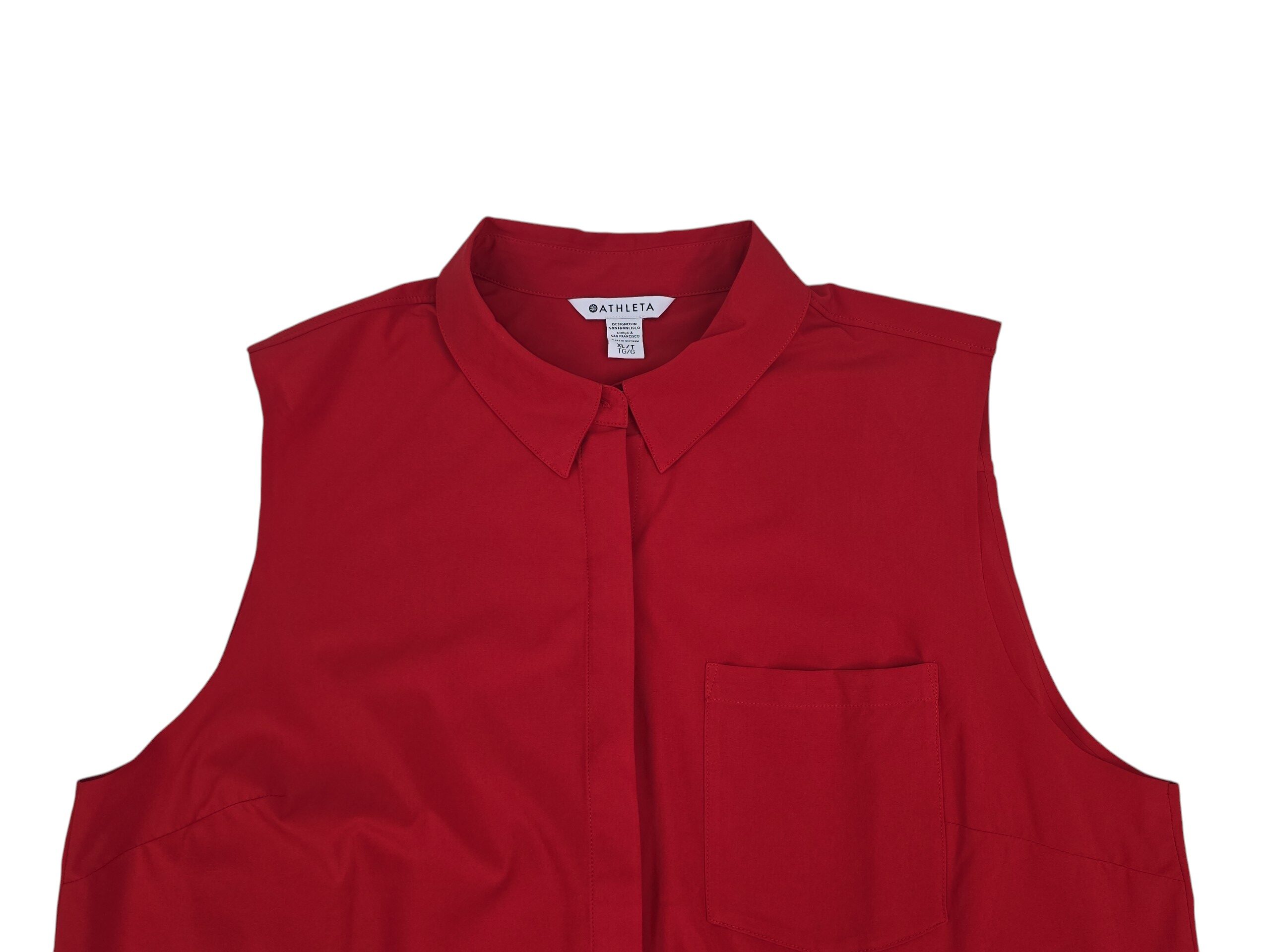 Athleta | Red Sleeveless Top | XL Tall - Image 4