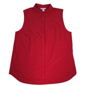 Athleta red sleeveless top XL Tall front view