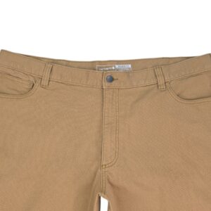 Carhartt brown canvas pants Big & Tall 42x30 front view