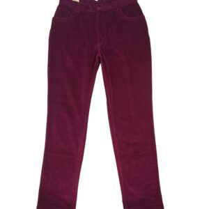 St. John’s Bay wine corduroy pants front view size 16